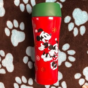 New! Disney Mickey Minnie Winter travel mug cup